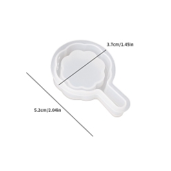 Белый Diy пищевые силиконовые формы, подвески в форме помадки, для украшения торта поделки, цвет шоколада, конфеты, изготовление ювелирных изделий на основе смолы и эпоксидной смолы, белые, 52x37x11 мм