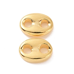 Золотой Ионное покрытие (ip) 304 подвески из нержавеющей стали, овальные связи, золотые, 7.5x5.5x2 мм, отверстие : 1.6 мм