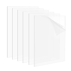Clear Transparent Acrylic for Picture Frame, Rectangle, Clear, 25.3x20.3x0.15cm