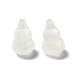 Хрусталь Природный кристалл кварца бусины, бусины без отверстий , горный хрусталь 3d в форме тыквы, 21.5x12.5~13 мм