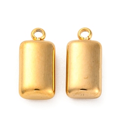 Золотой 304 подвески из нержавеющей стали, золотые, 15x7.5x4.5 мм, отверстие : 1.6 мм