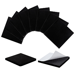 Черный Самоклеящаяся пенопластовая прокладка своими руками, пенопластовая подушка, squrare, чёрные, 98x100x6 мм