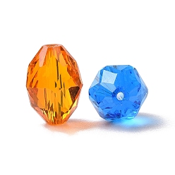 Mixed Color Imitation Austrian Crystal Beads, Grade AAA, Faceted, Oval, Mixed Color, 13x10mm, Hole: 0.9~1mm