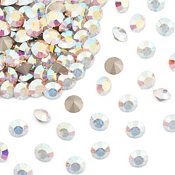 00030 200 Crystal AB Preciosa® maxima кристалл круглые камни, чешский хрусталь, срыв твердой мозговой оболочки, круглый(431 11 615 шаттон), 00030 200 кристалл аб, ss 45 (9.85~10.2 мм)