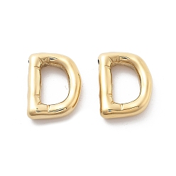 Letter D 304 подвески из нержавеющей стали, реальный 14 k позолоченный, ионное покрытие (ip), шарм-буква, Буква D, 19.5x14.5x4.5 мм, отверстие : 2 мм