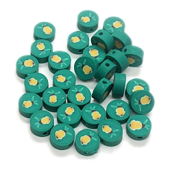 Christmas Bell Новогодние бусы из полимерной глины ручной работы, Рождественский колокольчик, 10 мм, около 1000 шт / упаковка