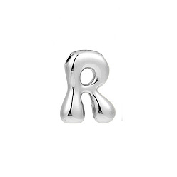 Letter R Латунные подвески, подвески с буквой az~z, Буква R, 22x18 мм