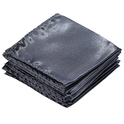 Шифер Серый Аксессуары для полотенец из полиэстера, для мужского делового костюма, предварительно сложенный носовой платок, шифер серый, 220x220x1.5 мм
