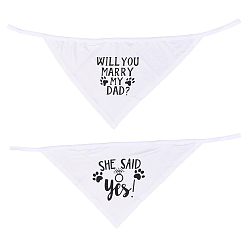 Смешанные Узоры 2шт 2 стиль ткань ПЭТ носовой платок, зоотовары, треугольные, смешанные узоры, 260x720x2 мм, 1 шт / стиль