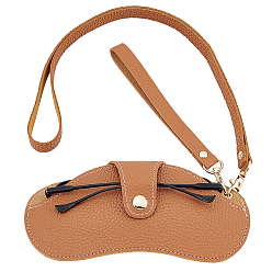 Перу Футляры для очков из искусственной кожи, с ремешком и поворотными застежками из сплава, для очков, солнцезащитные очки протектор, многофункциональная сумка для хранения, Перу, 625 мм