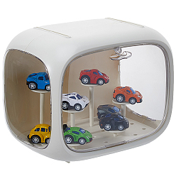 Кукурузный Шелк Прямоугольные пластиковые витрины для минифигурок, Пыленепроницаемые коробки для демонстрации кукол с магнитными крышками для моделей игрушек фигурок, цвет колоса кукурузы, прямоугольник: 24x15.5~16x18 см