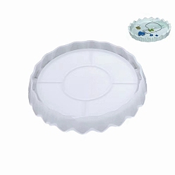 Белый Плоские круглые силиконовые формы своими руками, формы для литья смолы, для уф-смолы, белые, 152x25 мм