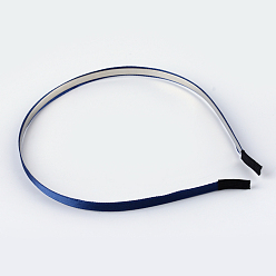 Полуночно-синий Аксессуары для волос железные полосы волос, с Grosgrain ленты, темно-синий, 126.5 мм