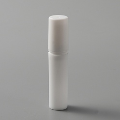 White Plastic Sample Perfume Spray Bottles, Travel Fine Mist Atomizer, Refillable Bottle, Column, White, 1.2x5.55cm, Capacity: 2ml(0.07fl. oz)