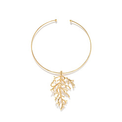 Золотой Ожерелья-чокеры из сплава в форме веточки коралла для женщин, золотые, 4.72 дюйм (12 см)