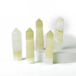 Другие Нефриты Башня из натурального нефрита, украшение для дома, исцеляющие каменные палочки, Декоры для медитации и терапии Рейки чакры, шестиугольная призма, 50~60 мм