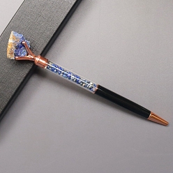 Ляпис-Лазурь Ручка из натурального лазурита, офисные принадлежности, 170 мм