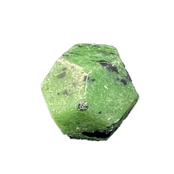 Рубин В Цоизита Многоугольные фигурки из натурального рубина в цоизите, статуэтки для украшения домашнего стола, 17x17 мм