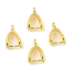 Золотой Ламелирование латуни, долговечный, золотые, 12x7.5x4 мм, отверстие : 1.6 мм, штифты : 1 мм