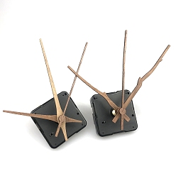 Перу Пластиковый часовой механизм с длинным валом, с алюминиевой стрелкой, Перу, 56x56x16 мм, указатель: 68~116мм, 6 шт / комплект