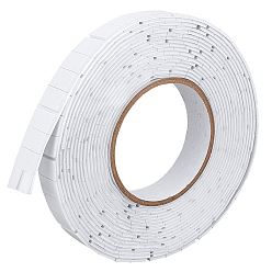 White 480Pcs EVA Foam Adhesive Tape, Rectangle, White, 13x19x2.5mm