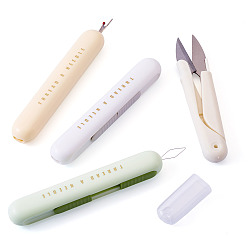 (52) Непрозрачная лаванда Швейные инструменты, включая средство для удаления швов из АБС-стали, с ножницами из АБС-стали, разноцветные, 105x18x15 мм