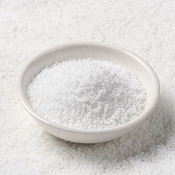 (RR402F) Matte White MIYUKI Round Rocailles Beads, Japanese Seed Beads, 15/0, (RR402F) Matte White, 1.5mm, Hole: 0.7mm, about 250000pcs/pound