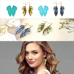 Случайный цвет Силиконовые формы для подвесок, формы для литья смолы, для уф-смолы, изготовление изделий из эпоксидной смолы, бабочка, случайный цвет, 53x50 мм