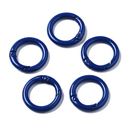 Синий Окрашенные распылением пружинные кольца из экологически чистого сплава, уплотнительные кольца, защелкивающееся кольцо, без кадмия, без никеля и без свинца, синие, 25x4 мм