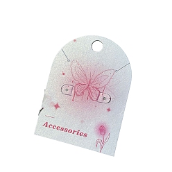 Arch Бумажные карты дисплей ювелирных изделий, арка, 8.1x6 см