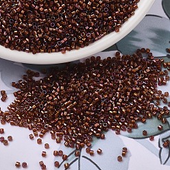 (DB1750) Игристое Корневое Пиво с Бежевой Подкладкой AB Бусины miyuki delica, цилиндр, японский бисер, 11/0, (db 1750) игристое бежевое корневое пиво с подкладкой, 1.3x1.6 мм, отверстия: 0.8 мм, около 10000 шт / мешок, 50 г / мешок