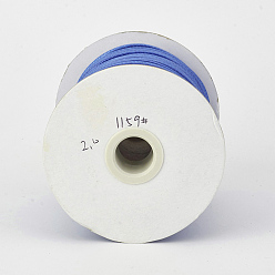 Royal Blue Eco-Friendly Korean Waxed Polyester Cord, Royal Blue, 1.5mm, about 169.51~174.98 Yards(155~160m)/Roll