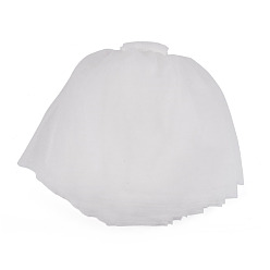 White 2 Yards Polyester Ornament Accessories, for Jewelry Making, White, 180mm
