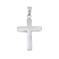 Нержавеющая Сталь Цвет 304 подвески из нержавеющей стали, крест прелести, цвет нержавеющей стали, 33.5x21.5x3.5 мм, отверстие : 7x4.5 мм