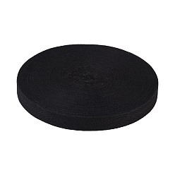 Черный Хлопчатобумажные ленты из твила, елочка ленты, для украшения дома, упаковка подарков и декоративных поделок, чёрные, 3/4 дюйм (20 мм)