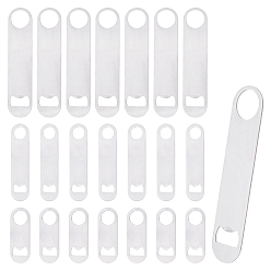 Нержавеющая Сталь Цвет 21шт 3 стиль нержавеющая сталь открывалки для пивных бутылок, овальные, цвет нержавеющей стали, 87.5~178x32~40x1.5 мм, отверстие : 10~30x20~30 мм, 7 шт / стиль