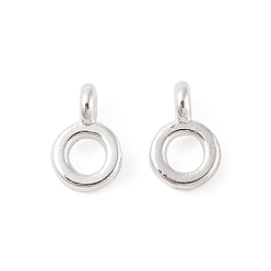 Серебро Бейлы тибетского стиля, бейлы, рондель, без кадмия и без свинца, серебряные, 6.5x2 мм, отверстия: 2 mm, Внутренний диаметр: 3 mm