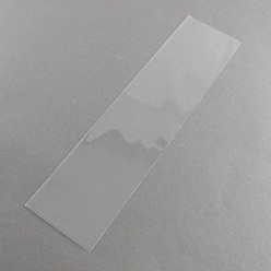 Clear OPP Cellophane Bags, Rectangle, Clear, 28x7cm, Unilateral Thickness: 0.035mm