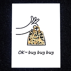 Далматинских Джаспер Украшения для сумок из натуральной далматинской яшмы, с бумажными карточками и золотой сумкой, фигурка для украшения дома, энергетический камень рейки для исцеления, 28x25 мм