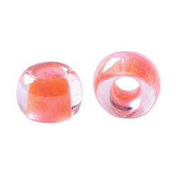 (803) Luminous Neon Salmon TOHO Round Seed Beads, Japanese Seed Beads, (803) Luminous Neon Salmon, 11/0, 2.2mm, Hole: 0.8mm, about 5555pcs/50g