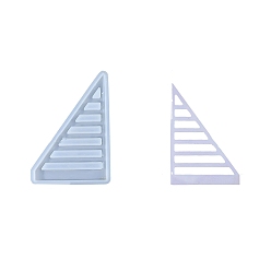 Треугольник Парусник своими руками изготовление свечей, силиконовые формы для литья, для уф-смолы, изготовление изделий из эпоксидной смолы, белые, треугольные, 130x90x8.5 мм