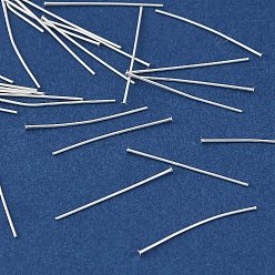 Серебро Латунные штифты, без свинца, без кадмии и без никеля, серебряные, 19x0.9 мм, Руководитель: 1.5 mm, 19 датчик