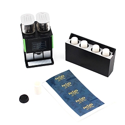 Mixed Color Dollhouse Doll-sized Manual Coffee Maker Coffee Cup Sets, Miniature Kitchen Micro Model, Mixed Color, 33x33x52mm