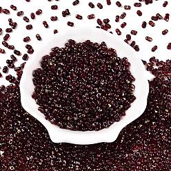 Фиолетовый Стеклянные бусины Пикассо, окрашенные распылением, арахис, фиолетовые, 6x4x3 мм, отверстие : 1.2 мм, Около 4000 шт / фунт