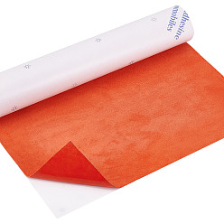 Оранжевый Самоклеящаяся замшевая ткань, диваны, автомобильное сиденье, субсидии на ремонт кожаной кожи, оранжевые, 1500x316x1 мм