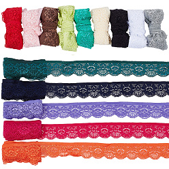 (52) Непрозрачная лаванда 28 ярдов 14 цветов ленты из нейлона, кружевные ленты, аксессуары для одежды, разноцветные, 1 дюйм (25 мм), 2 ярды / цвет