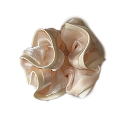 Мокасин Резинки для волос из органзы, для девочек или женщин, резинка для волос / резинки для волос, мокасин, 130 мм