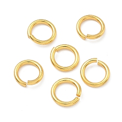 Настоящее золото 24K Латунные кольца прыжок открыт, круглые, долговечный, без свинца и без кадмия, стойки покрытие, реальный 24 k позолоченный, 12 датчик, 13x2 мм, отверстие : 9 мм