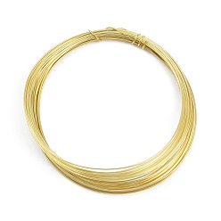 Золотой 5m экологически чистая латунная проволока, без кадмия, без никеля и без свинца, с 1ПК пустыми катушками, золотые, 0.4 мм, 26 датчик, около 16.40 футов (5 м) / рулон