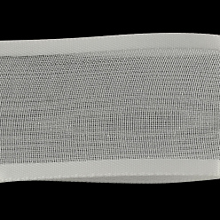 Creamy White 100 Yards Polyester Organza Ribbon with Satin Edge, Creamy White, 3/8 inch(9mm)